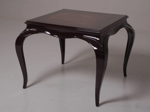 VANESIO - Square wooden high side table _ Mantellassi 1926